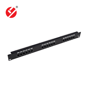 LY-PP6A-05 di LIYUAN 19 \ "1U UTP <span class=keywords><strong>6A</strong></span> <span class=keywords><strong>Patch</strong></span> <span class=keywords><strong>Panel</strong></span> 18 porte accessori di rete Dual IDC tra cui barra posteriore Krone 110 per la rete - Product Image 1