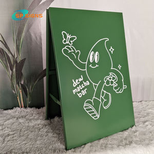 Panneaux publicitaires personnalisés en acier inoxydable double face pour trottoir, enseignes de rue, <span class=keywords><strong>signalisation</strong></span> extérieure pour entreprises - Product Image 6