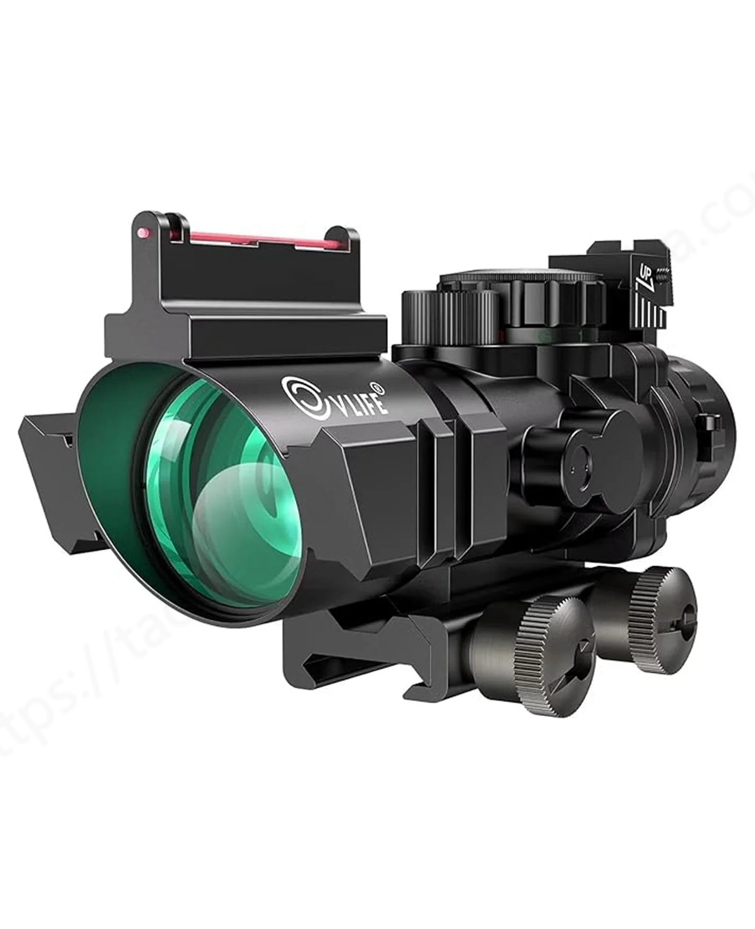 Bestsight 3.5X30 Tactical Red Green Blue Riflescope Optic Sight Rifle Scope Hunting Scopes With - View #4