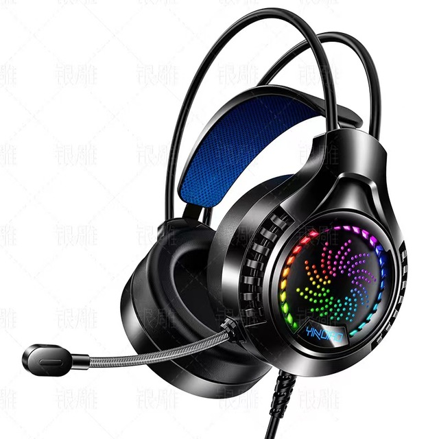 Hot Selling Q7 Wired Gaming Headset With Mic HD Voice Bass Stereo Colorful Led Light Noise Cancelling Over Ear Headphones
