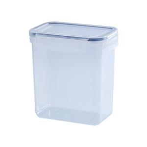RTS Eco-Friendly Kitchen Food Storage Square Shape Plastic Airtight Sealed Jar Box Set