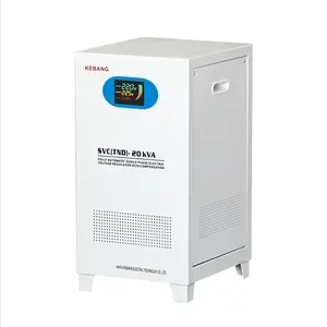 Monophasé SVC 5KVA 10 KW 10KVA 15KVA 20KVA Cuivre Servo Moteur Automatique Régulateur De Tension Stabilisateur 120V 220V 230V