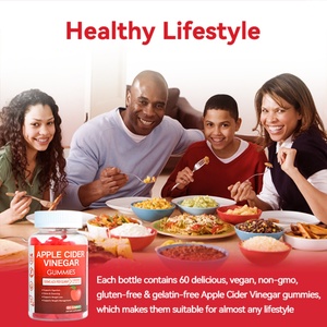 Chinaherbs OEM, Gomitas de Vinagre de Sidra de Manzana Veganas Naturales de Marca Privada, Suplemento para el Cuidado de la Salud para Adultos, Vitamina para la Pérdida de Peso - Product Image 6