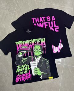 <span class=keywords><strong>T</strong></span>-<span class=keywords><strong>shirt</strong></span> 100% Coton AWFUL <span class=keywords><strong>LOT</strong></span> of COUGH SYRUP, Qualité Supérieure, Coupe Oversize, Manches Courtes pour Hommes - Product Image 2