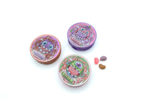 Gratis Sample 35g Fruitig Kleurrijk Snoepje Zoete Druivensmaak Jelly Beans Enkelkleurig Individueel Verpakt Groothandel