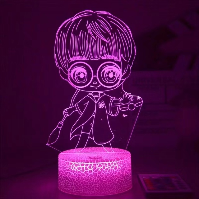 Harry s Potter Anime Character Acrylic Table Lamp