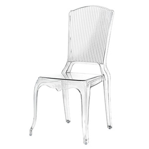 Sedia in Cristallo PC Trasparente Wayon, Sedia Moderna in Acrilico per Matrimoni ed Eventi in Hotel di Lusso - Product Image 2