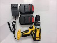 Perceuse à percussion sans fil 21V Xtreme Duty avec mécanisme d'impact, réglages de précision de l'embrayage, ensemble d'outils électriques polyvalents pour la maison