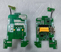 Batería de Iones de Litio 5S 18V 20A BMS con Indicador LED, Placa de Protección de Carga PCB para Herramientas Eléctricas MK / MAK / MKT 18V BL1860