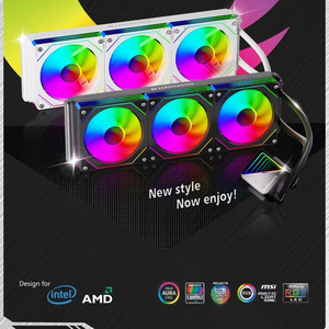 Zeromaster a360mm argb làm mát chất lỏng 12V chơi game PC Tản nhiệt nước làm mát không khí người hâm mộ cho Intel AMD tối ưu hóa cho làm mát - Product Image 4