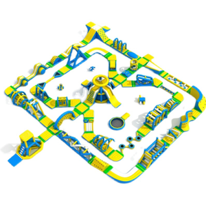 Flotante Aqua Park Obstacle Mat Inflable Water Runway Course para Team Building - Product Image 6