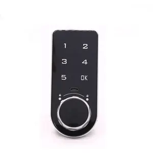 AJF 1607 Electronic ABS Gym Locker Cabinet Keypad Digital Password Smart Door Lock Master Key Locker Lock for Wood Door