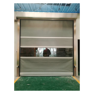 Nouvelle porte à <span class=keywords><strong>action</strong></span> rapide automatique à grande vitesse porte à enroulement rapide salle de lavage de voiture PVC porte à grande vitesse - Product Image 4