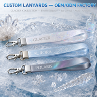 Cordón Personalizado Juhong Modelo 230 Ecológico Profesional de Nailon con Gancho Desmontable para Gancho de 16mm, Clip VIP Bull Dog Dorado, para la Vuelta al Cole