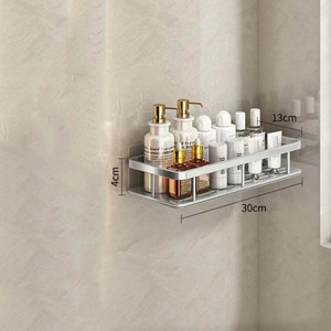 Nouvelle conception, ne permet pas d'économiser l'eau, étagère d'angle pour salle de bain, étagère d'angle pour salle de bain, porte-shampoing, accessoires de <span class=keywords><strong>WC</strong></span>, étagère de rangement pour cuisine - Product Image 3