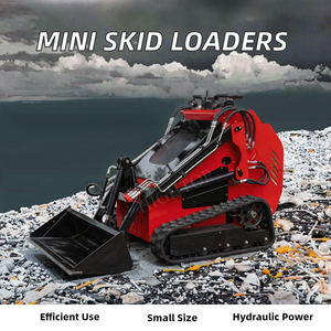 HIGHTOP kecil <span class=keywords><strong>Skip</strong></span> Steer desain Mini Track HT382T Skid Steer <span class=keywords><strong>Loader</strong></span> dengan garansi 1 tahun roda gigi pompa mesin Motor - Product Image 2