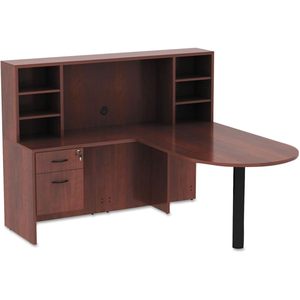 Escritorio Alera Valencia Serie D, Diseño Moderno, 71w X 35 1/2d X 29 5/8h, Motor Dual, para Oficina o Dormitorio, Color Cerezo Mediano - Product Image 5