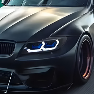 Faros Delanteros KGKB para <span class=keywords><strong>BMW</strong></span> Serie 3 E90 <span class=keywords><strong>320i</strong></span> 325i <span class=keywords><strong>2005</strong></span>-2012, Conjunto de Faros LED para Automóvil, Accesorios de Lentes de Proyector Mejorados - Product Image 4
