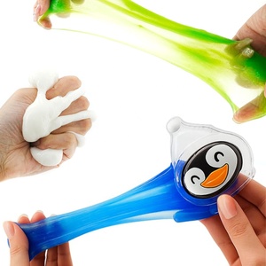 Nouveau style de jouet en slime de Noël en cristal, bonhomme de neige, Père Noël, renne, pingouin, jouet anti-stress pour enfants, pour jouer et faire la fête - Product Image 3