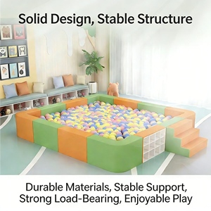Aire de jeux pour enfants avec <span class=keywords><strong>piscine</strong></span> <span class=keywords><strong>à</strong></span> <span class=keywords><strong>balles</strong></span> et maison pour tout-petits, pour des coins de jeu imaginatifs dans la chambre - Product Image 4