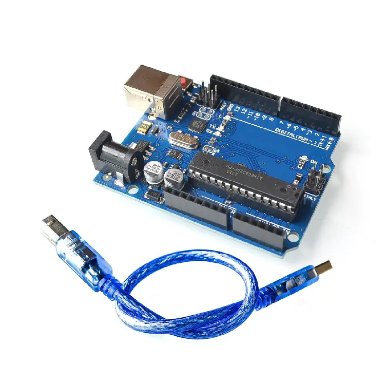 Kit Arduino Uno R3 Bausatz industrial Sensor Integrated Circuits Original Chip ATMEGA328P Compatible for Arduino Uno R3