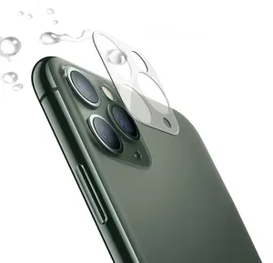 高清透明后摄像头保护器适用于iPhone 12迷你后摄像头镜头钢化玻璃屏幕保护器适用于iPhone 11 12 13 Pro Max