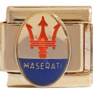 Modular Stainless Steel Car Logo Bracelet Gold Color Retaining Elastic Unisex Jewelry Gift - Product Image 3