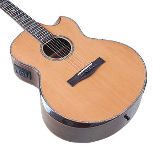 Guitarra Electroacústica de <span class=keywords><strong>Gama</strong></span> <span class=keywords><strong>Alta</strong></span> de 40 Pulgadas en Pino Coreano con Caja Eléctrica para Interpretación Profesional - Product Image 5