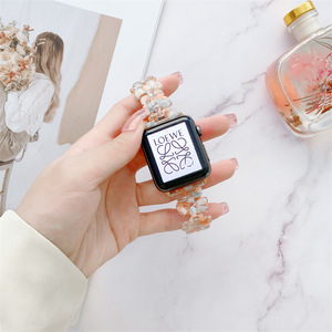 Fahion nuevo diseño chica <span class=keywords><strong>mujer</strong></span> Color caramelo resina Correa mariposa resina reloj inteligente banda <span class=keywords><strong>para</strong></span> <span class=keywords><strong>Apple</strong></span> <span class=keywords><strong>Watch</strong></span> 41mm 45mm - Product Image 6