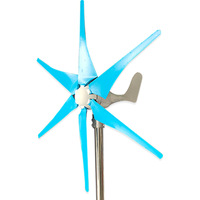 Generador Eólico de Eje Horizontal de 400W, Arranque a Baja Velocidad del Viento, para Alumbrado Público, Paisajismo, Hogar, Barcos de Pesca