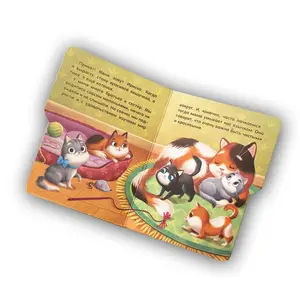 Özel baskı çocuk karton kapakları karton kitap İngilizce hikaye kişiselleştirilmiş kitap çocuklar için