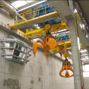 Russie pétale Grabber SZMC centrale électrique 20 tonnes 32 tonnes 50 tonnes Double faisceau poutre Grab grue de stockage d'ordures ménagères