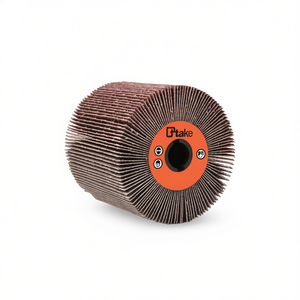 Ttake Corundum Abrasive Cloth Flap <b>Wheel</b> 100x100 Mm With Hole Key AB7010 For Metal <b>Grinding</b> - Product Image 2