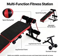 Banc de musculation pliable multifonctionnel en acier allié réglable pour les exercices de poitrine, de dos et de jambes à domicile