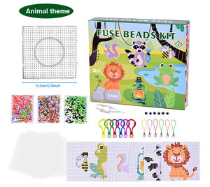 Perles à repasser <span class=keywords><strong>Hama</strong></span>, jouets éducatifs pour enfants, puzzles en bois DIY de 5 mm, prix d'usine bon marché - Product Image 1