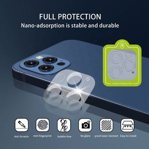 Protection d'écran en verre trempé 3D pleine couverture pour 12 Pro Protection de l'objectif de l'appareil photo arrière Grade AAA Dureté 8-9H - Product Image 4
