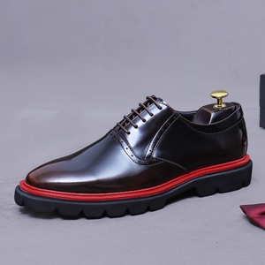 Zapatos Oxford ASTON M.JAZZ para Hombre, de Piel Genuina, con Cordones, Punta en Pico, Transpirables, con Suela Gruesa, Aumentan la Estatura, Estilo Vintage - Product Image 5