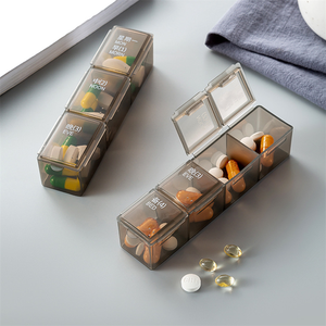 Caja de medicina portátil, 7 días a la semana, capacidad, <span class=keywords><strong>28</strong></span> compartimentos, para clasificación de pastillas de viaje al aire libre - Product Image 2