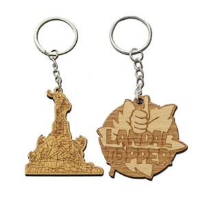 Personalized Custom Anniversary Souvenir Sublimation Blank Car Wooden Keychain Carved Wood Craft for Wall Signs & <b>Boxes</b> - Product Image 1