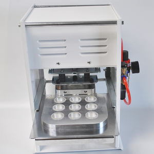 Mesin Penyegel Panas Stainless Steel untuk Kapsul Kopi Aluminium Foil Semi Otomatis 9 Lubang Tersedia - Product Image 3