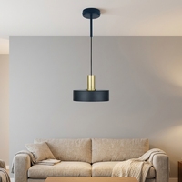 Luminaire suspendu moderne pour îlot de cuisine, style simple en métal, E27 E26, style nordique