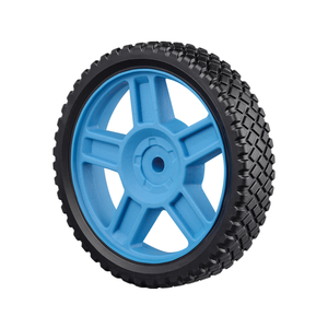 Roue de tondeuse à gazon de roue de chariot de chariot de 8 "200mm 8x1.75, roue moulée par injection pour des chariots de plage, stockage industriel en plastique - Product Image 1