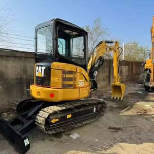 Qualité fiable Mini Pelle d'occasion Caterpillar 303CR Prix d'usine 3 tonnes Machines d'occasion de Chine à vendre - Product Image 1