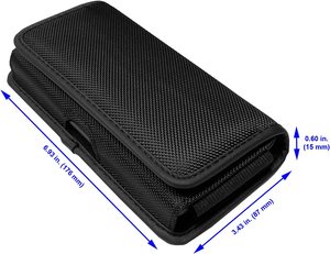 手机皮套适用于索尼 Xperia 10 Plus、Xperia 1、Xperia Pro、三星 Galaxy Xcover6 Pro、A72、Xcover7 皮带夹式便携包 - Product Image 3