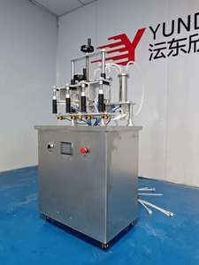 Máquina Llenadora de Aceite Esencial Semiautomática PLC de 4 Boquillas, Alta Precisión, Eléctrica y Neumática, Equipo Llenador de Líquidos para Viales Pequeños - Product Image 6