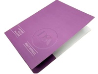 Dossier de documents scolaires A4 avec logo UV personnalisé dossier de présentation avec poches et fente pour carte de visite