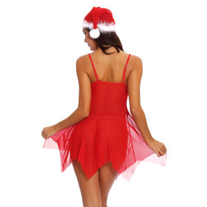 Lingerie Lingerie <span class=keywords><strong>Sexy</strong></span> Pyjamas <span class=keywords><strong>Sexy</strong></span> <span class=keywords><strong>Tenue</strong></span> de Noël et chapeau - Product Image 6