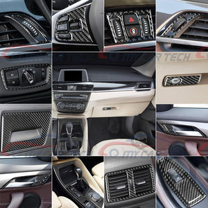 Pegatina embellecedora Interior de fibra de carbono para BMW X1 F48 2016 2021 X2 F39 <span class=keywords><strong>2018</strong></span> 2021 - Product Image 4