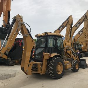 Cargadora Caterpillar CAT 428F Usada de Alta Calidad, Shanghái, China - Engranaje, Rodamiento, Motor, Bomba, Caja de Cambios en Buen Estado - Product Image 2