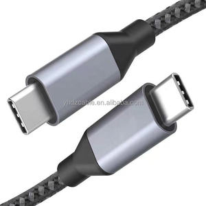 60 w 100 w typ c bis typ c nylon geflochtenes datenkabel 5 a super-schnelles aufladen 1 m 2 m <span class=keywords><strong>usb</strong></span> c <span class=keywords><strong>android</strong></span> adapter schnelles ladekabel - Product Image 4